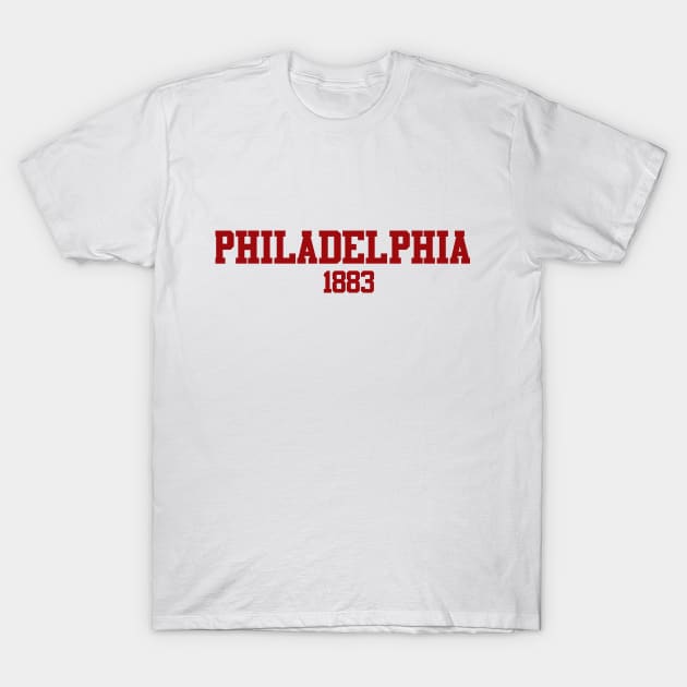 Philadelphia 1883 T-Shirt by GloopTrekker